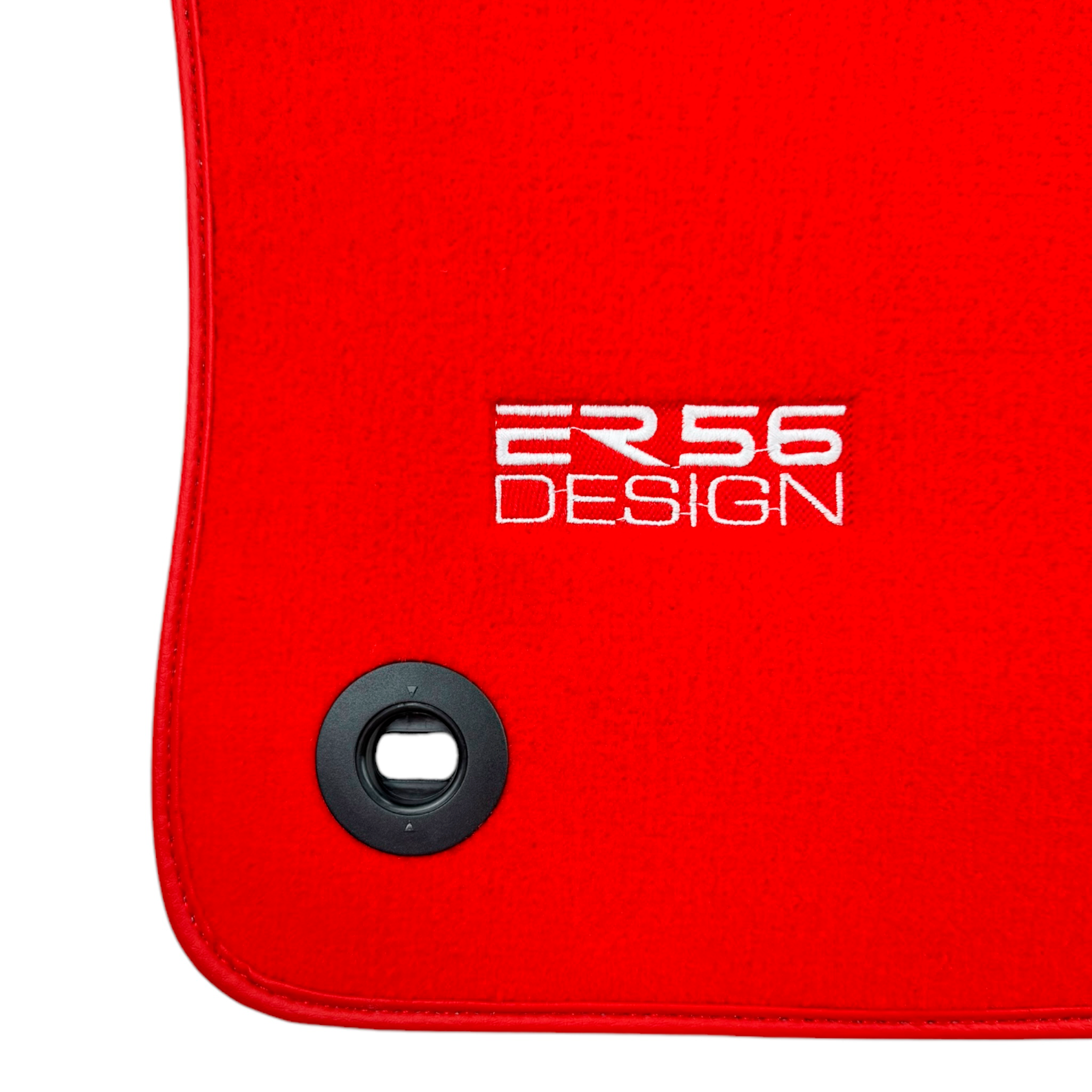 Red Floor Mats for Jaguar F-Pace (2016-2024) ER56 Design