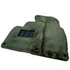 Genuine Light Green Sheepskin Floor Mats Bentley Arnage (1998-2009)