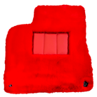 Red Sheepskin Floor Mats for Bentley Bentayga (2015-2023) - AutoWin