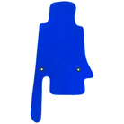 Blue Floor Mats for Chevrolet Corvette C5 (1997-2004)