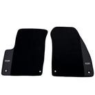 ER56 Design Black Floor Mats for Jeep Patriot (2007-2024) with Leather - AutoWin