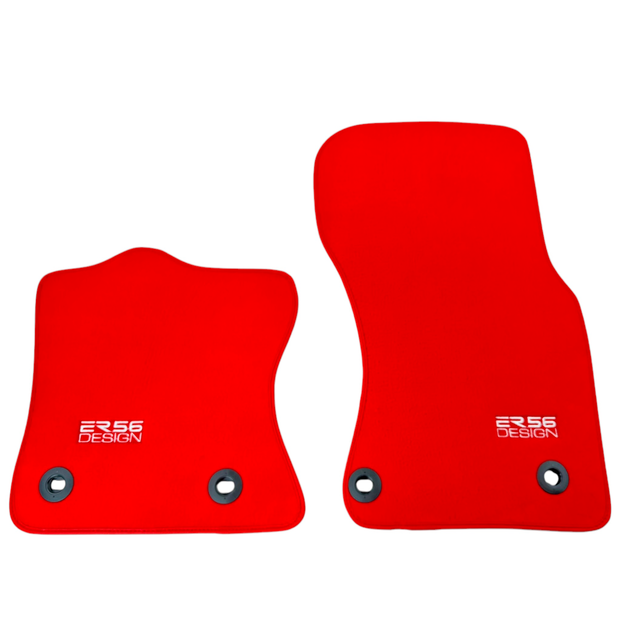 Red ER56 Design Floor Mats for Jaguar XF (2009-2015) Sedan