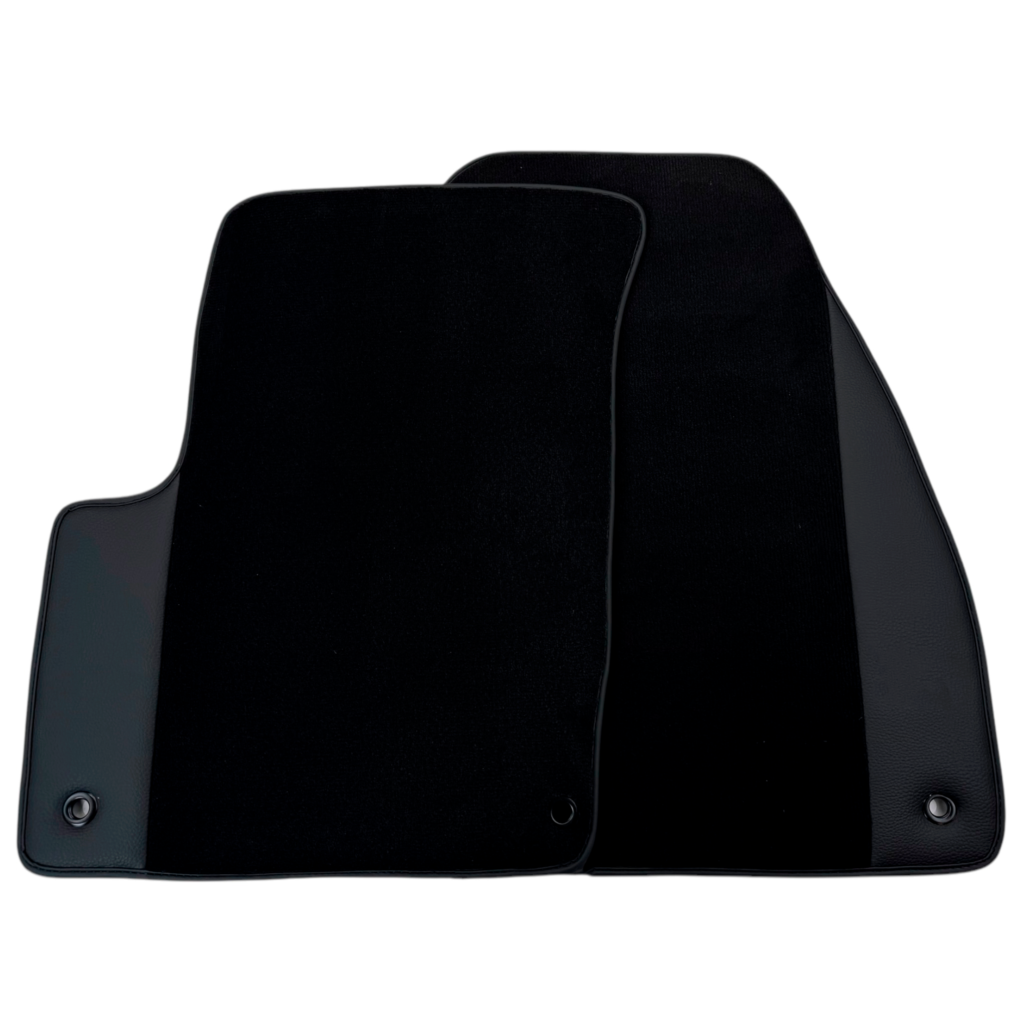 Black Floor Mats for Chevrolet TrailBlazer EXT (2003-2005) with Leather | AutoWin - AutoWin