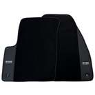 ER56 Design Black Floor Mats for Chevrolet TrailBlazer KC (2002-2009) with Leather - AutoWin