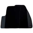 Black Floor Mats for Jeep Renegade Plug-in Hybrid (2020-2024) Co Drive Without Fixing System with Leather | AutoWin - AutoWin