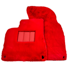 Red Sheepskin Floor Mats for Bentley Bentayga (2015-2023) - AutoWin