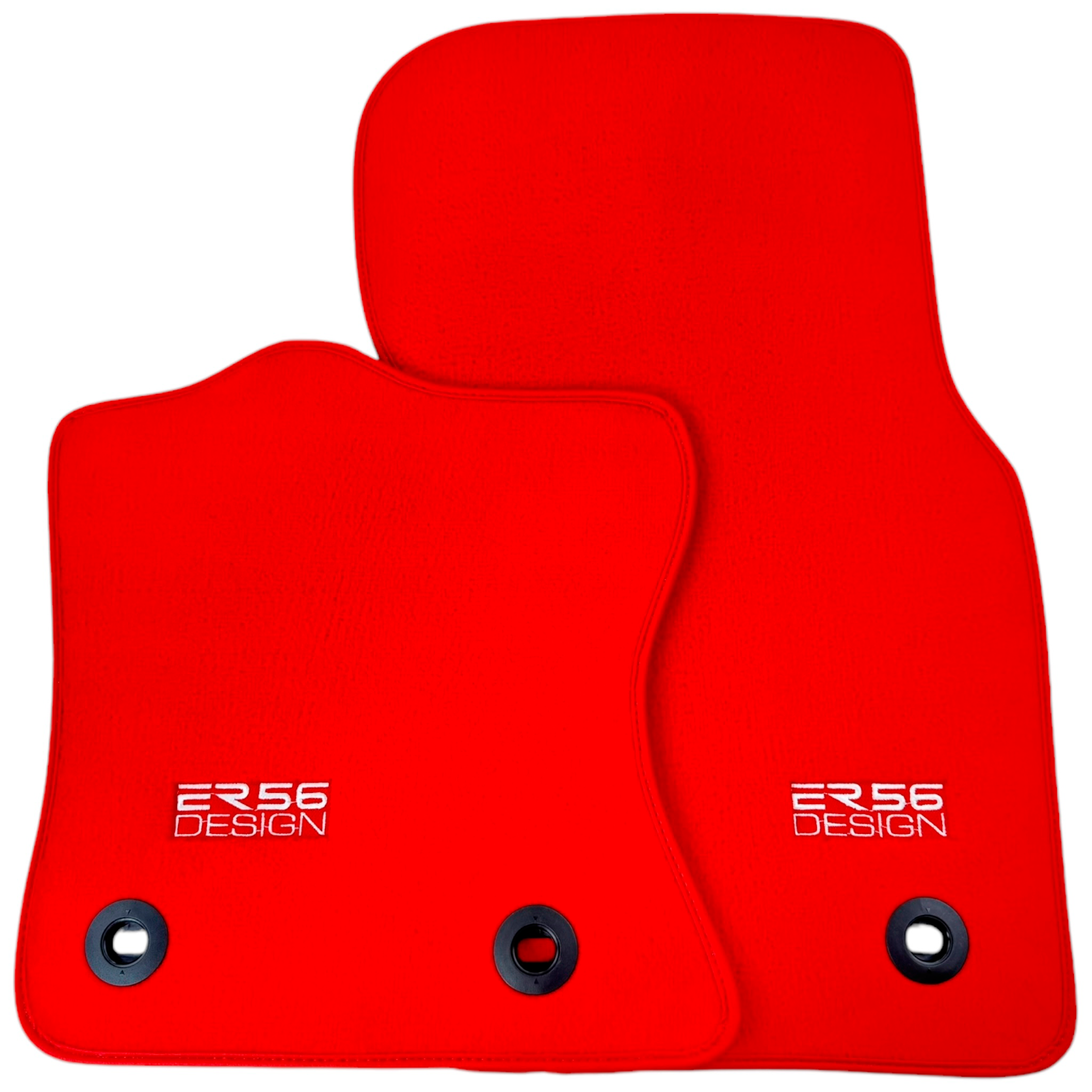 Red Floor Mats for Jaguar F-Pace (2016-2024) ER56 Design