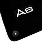 Black Floor Mats for Audi A6 - C8 Sedan (2018-2023)