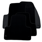 Black Floor Mats for Lincoln MKS (2008-2016) with Leather | AutoWin - AutoWin