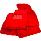 Red Sheepskin Floor Mats for Bentley Bentayga (2015-2023) - AutoWin