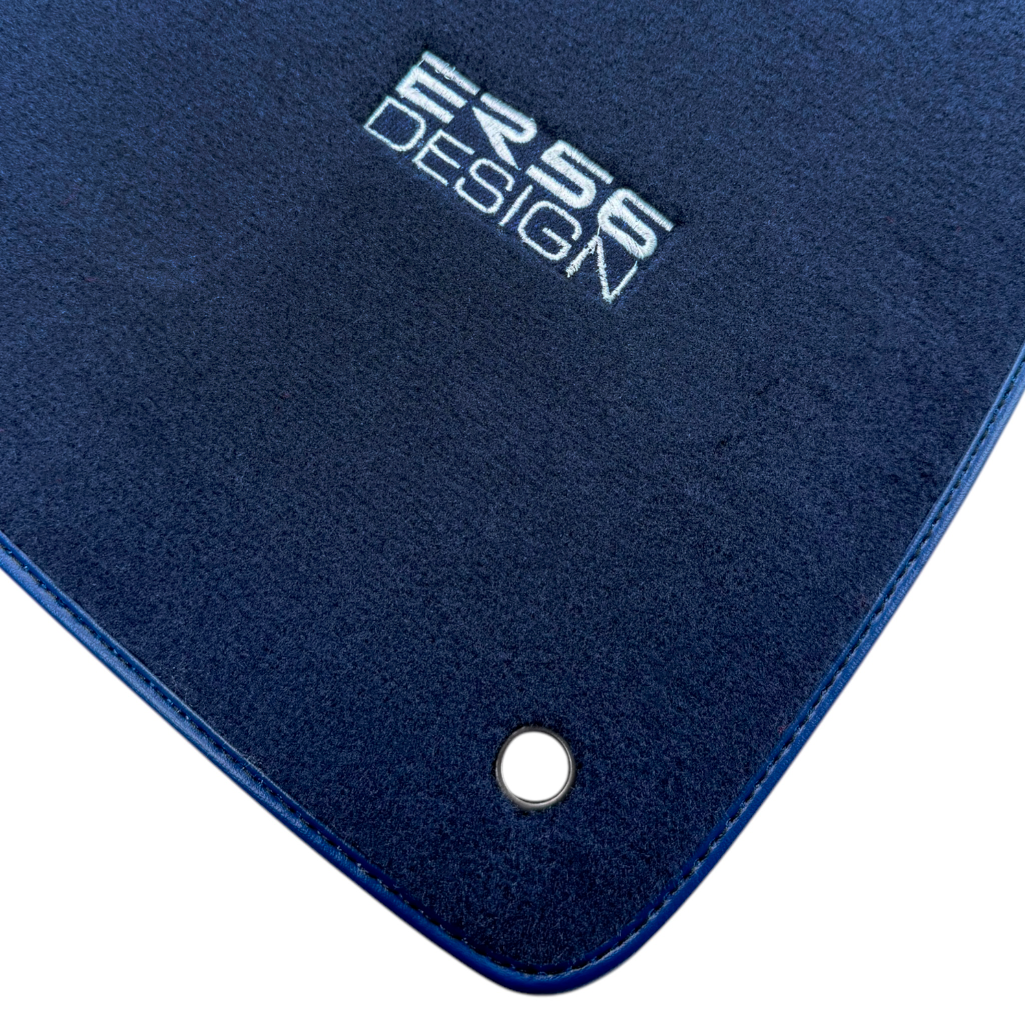 Dark Blue Floor Mats for Jeep Renegade (2018-2024) Co Driver with Fixing System by ER56 Design