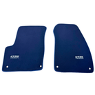 Dark Blue Floor Mats for Jeep Wrangler JK (2007-2018) 5 Doors Single Fixation by ER56 Design