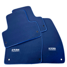 Dark Blue Floor Mats for Jeep Renegade (2018-2024) Co Driver with Fixing System by ER56 Design