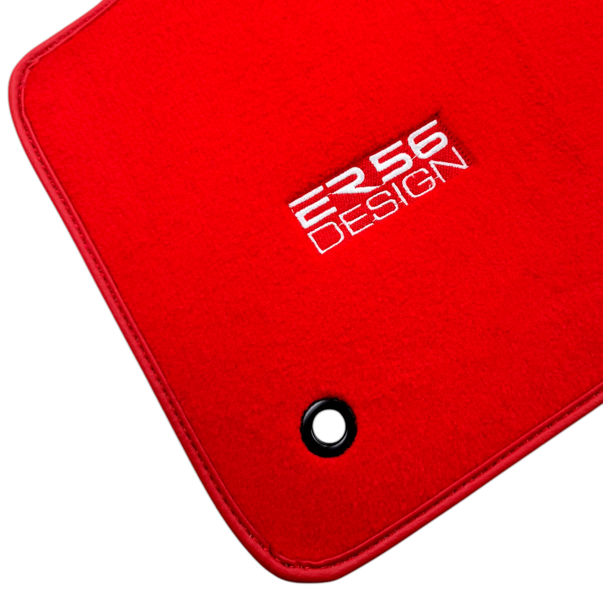 Red Floor Mats for Jeep Avenger (2023-2024) Gasoline by ER56 Design