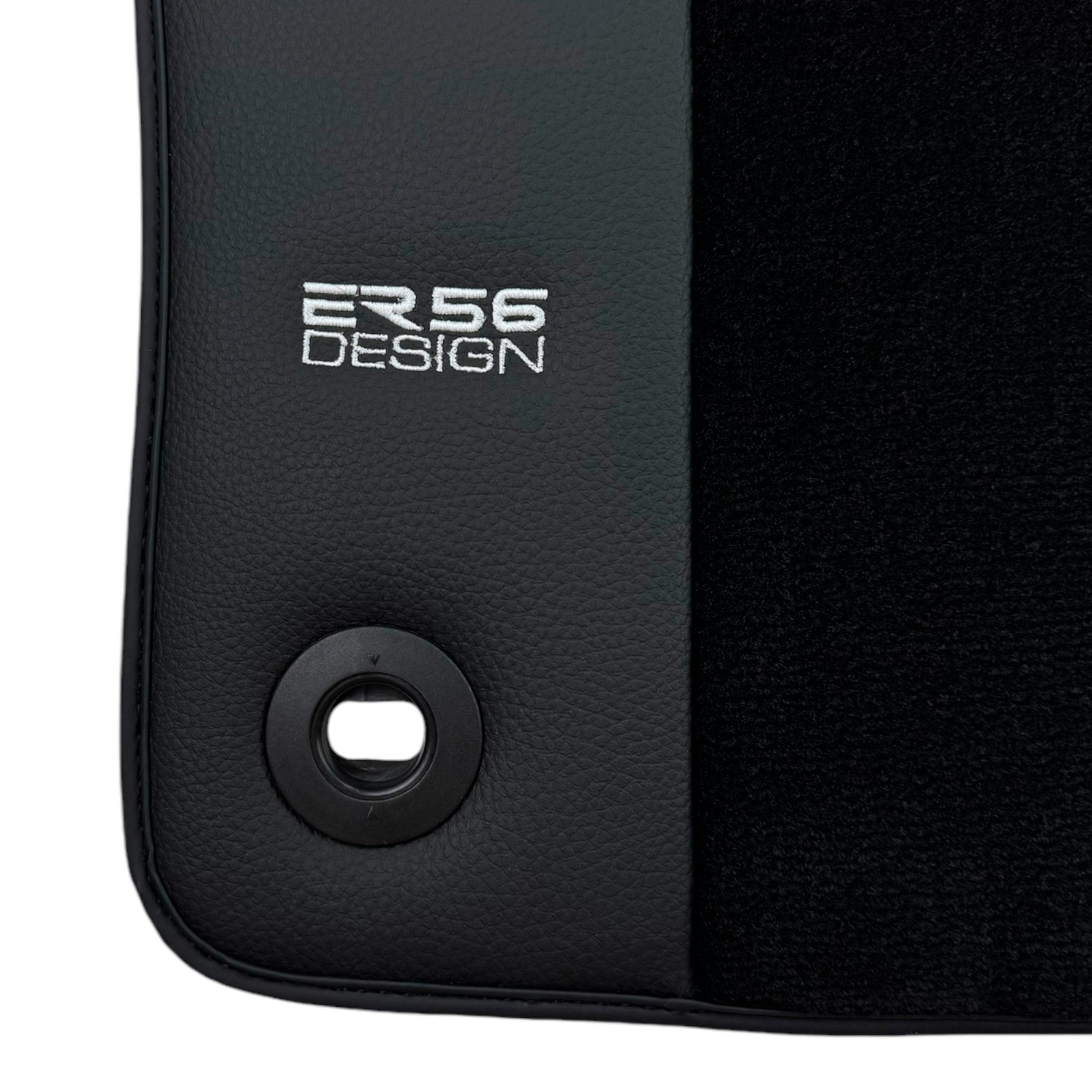 Black ER56 Design Floor Mats for Jaguar S-Type (2002-2008)