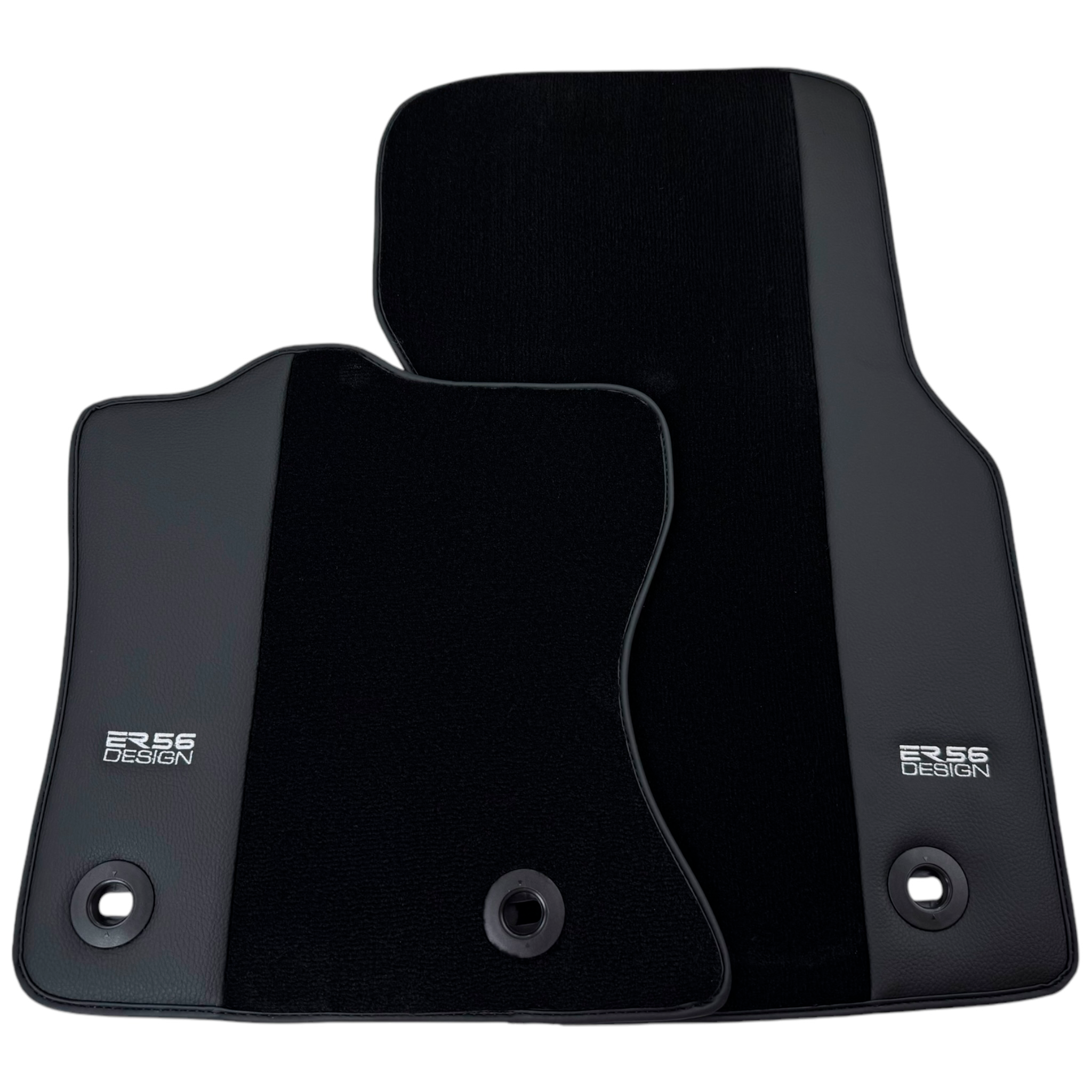 Black ER56 Design Floor Mats for Jaguar X-Type (2001-2009)