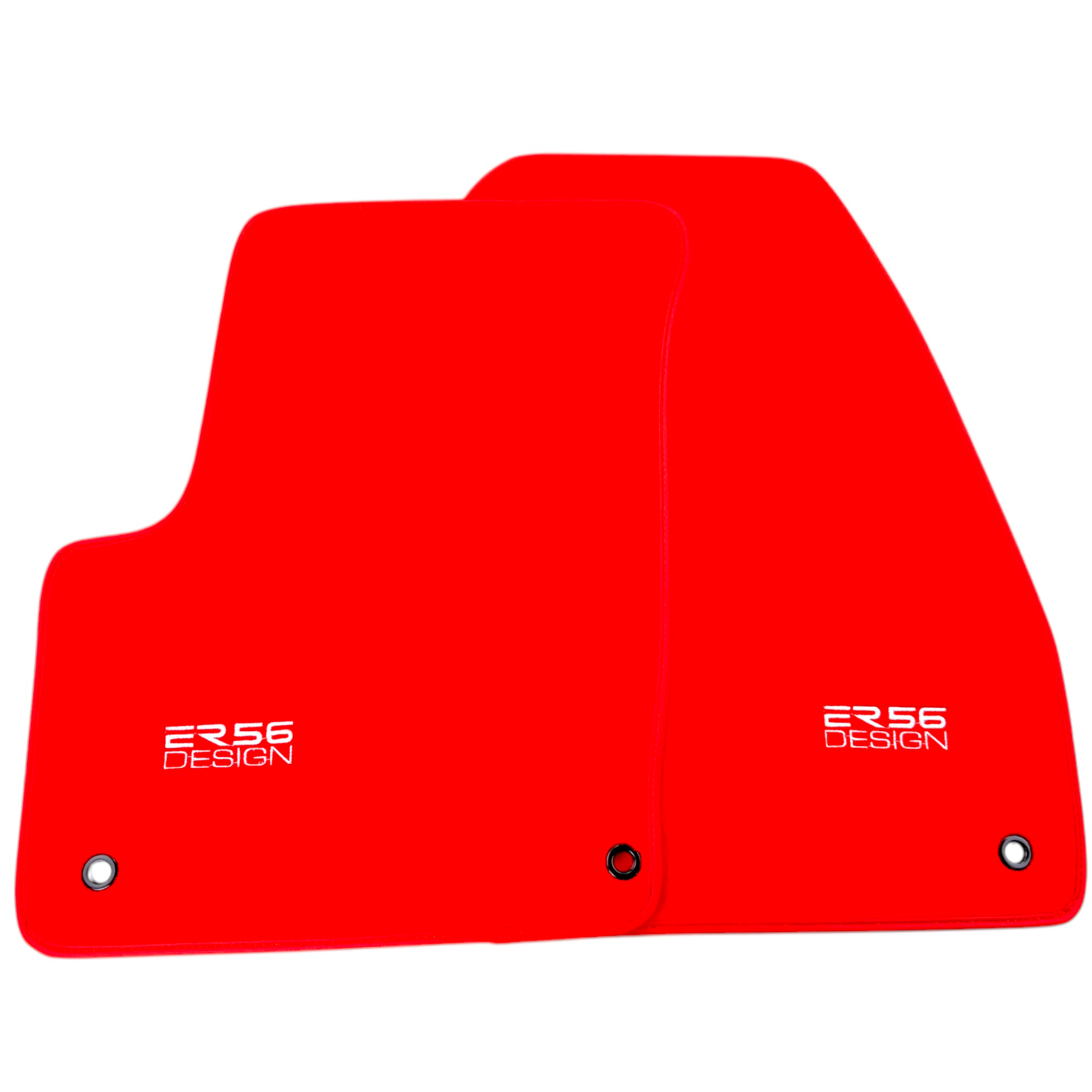 Red Floor Mats for Chevrolet Lanos by ER56 Design