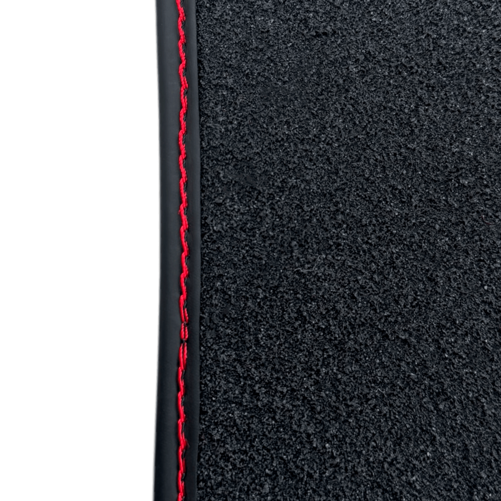 Red Floor Mats for Audi Q8 (2018-2023) with Leather | ER56 Performance