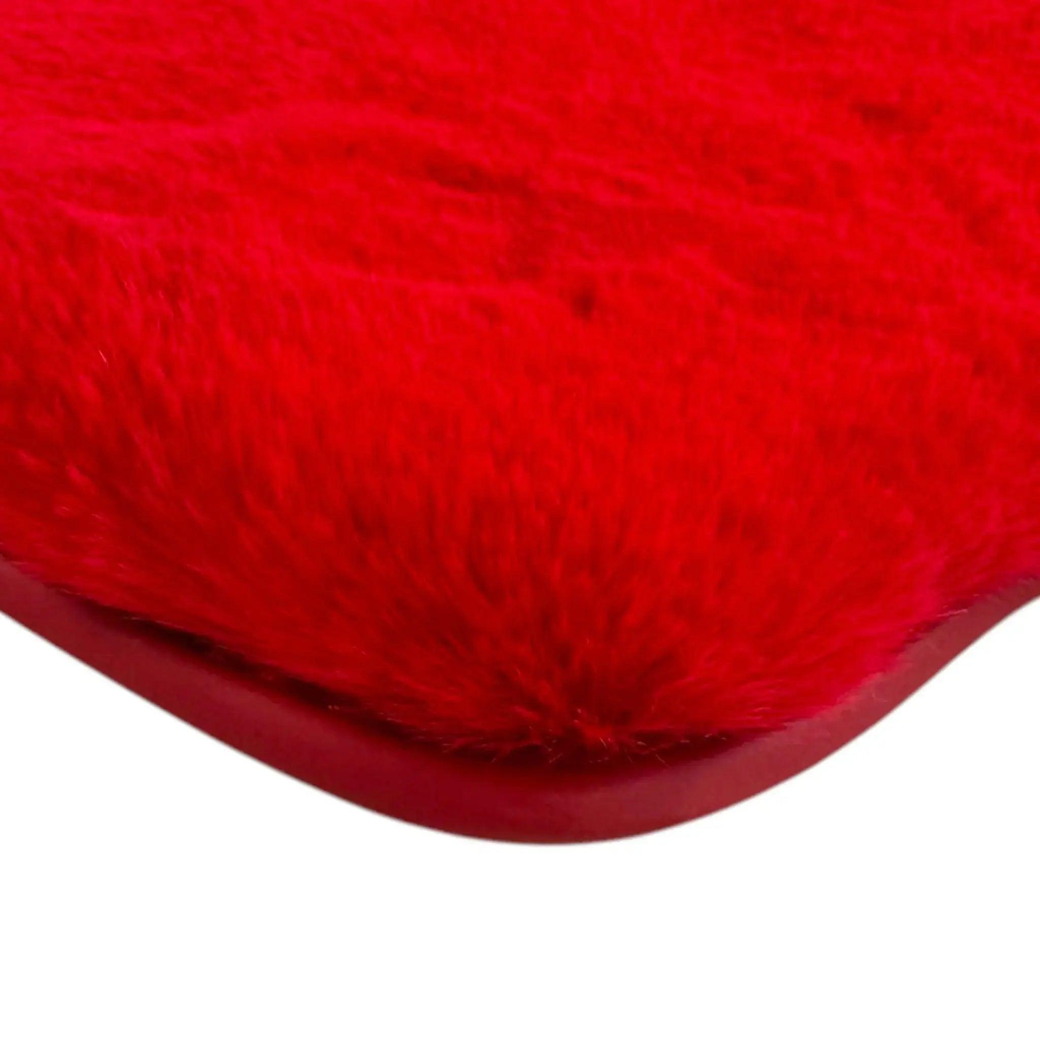 Red Sheepskin Floor Mats for Ferrari 458 GT2 (2012-2015)