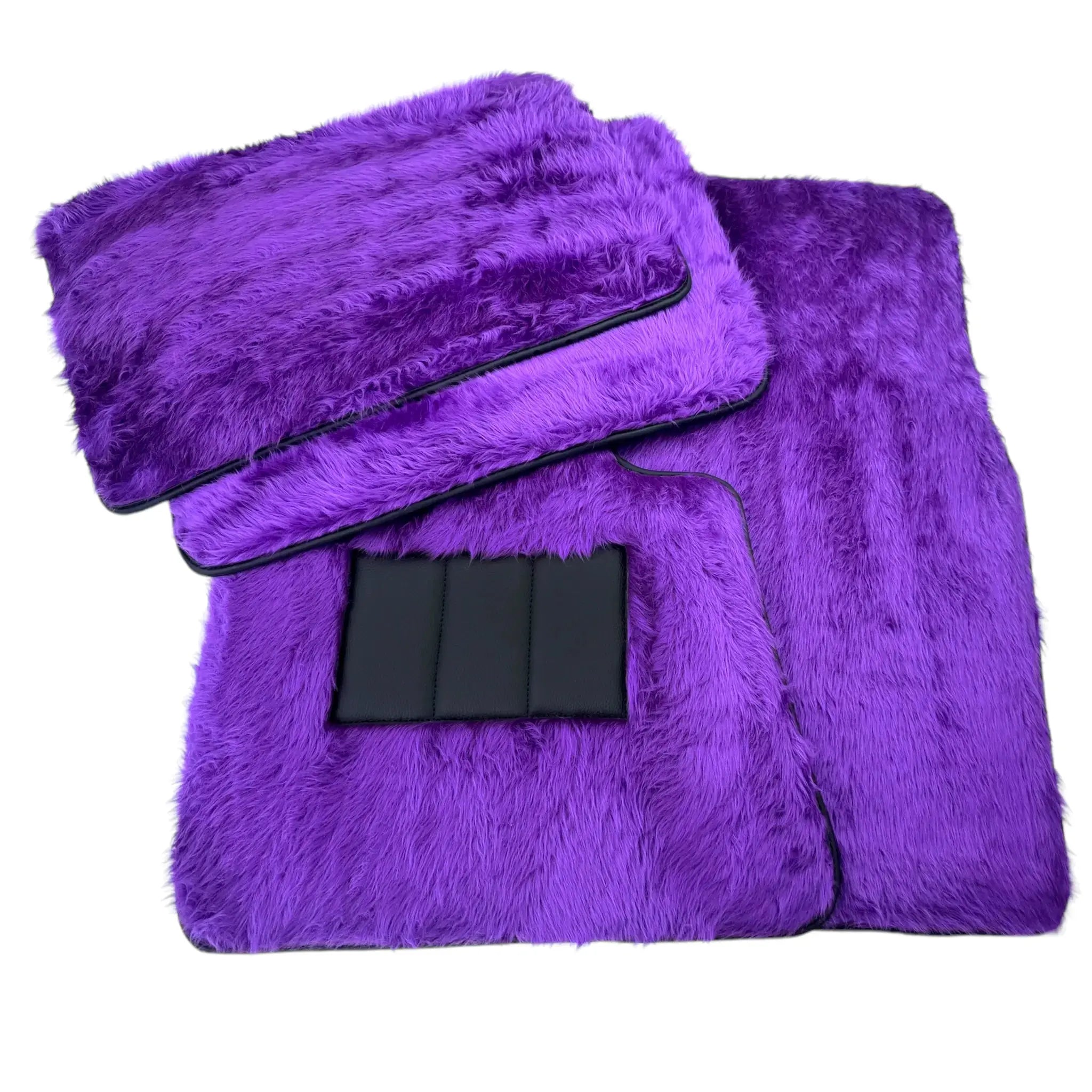 Violet Sheepskin Floor Mats for Rolls-Royce Ghost Series I (2010-2020) - AutoWin