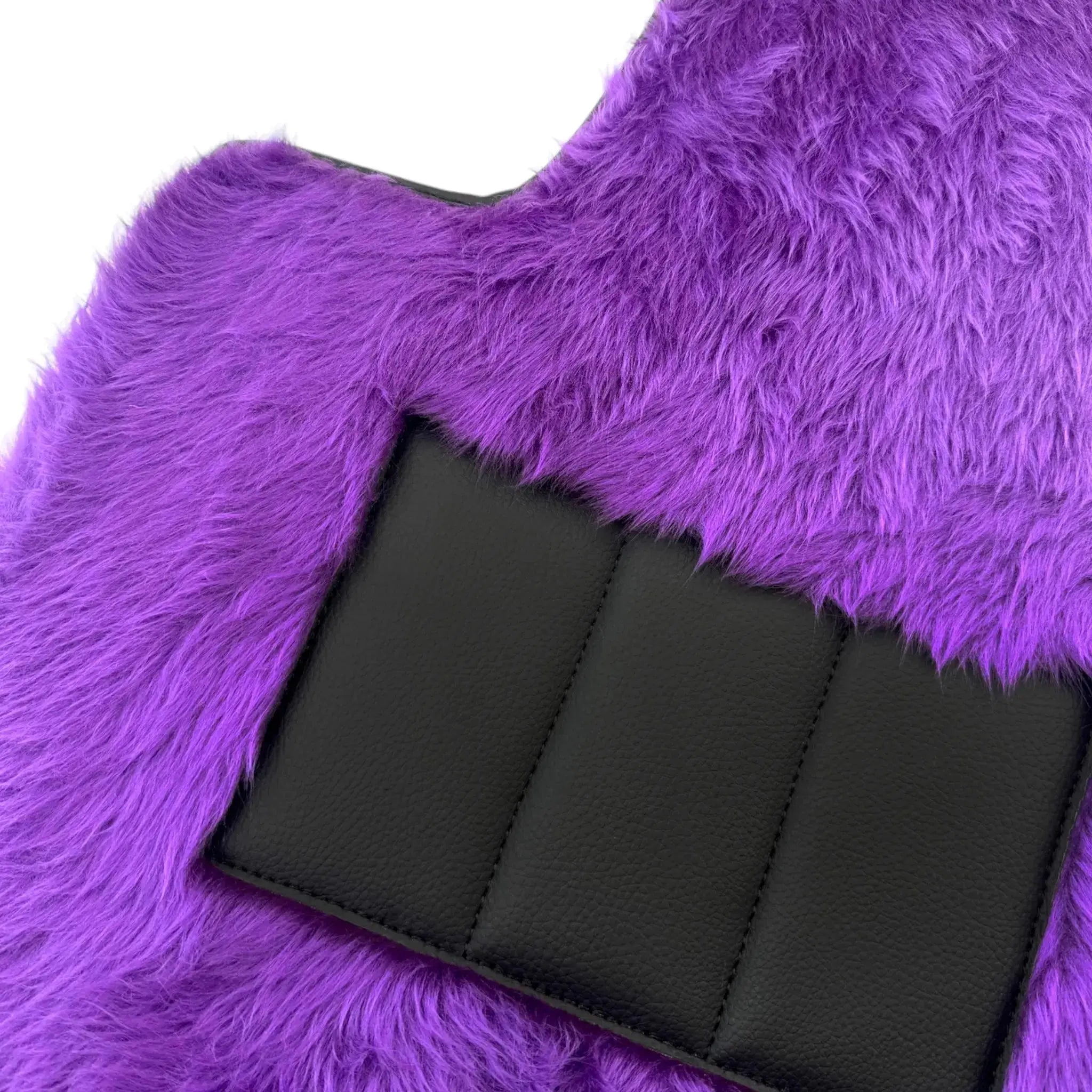 Violet Sheepskin Floor Mats for Rolls-Royce Ghost Series I (2010-2020) - AutoWin