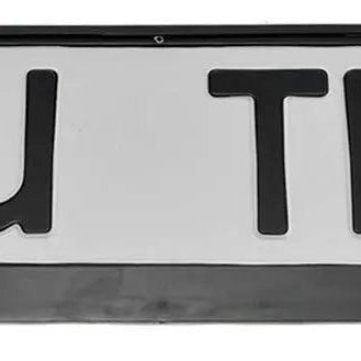 Autowin Empty Number Plate Holder Eu Standard Size 52 cm x 11 cm - AutoWin
