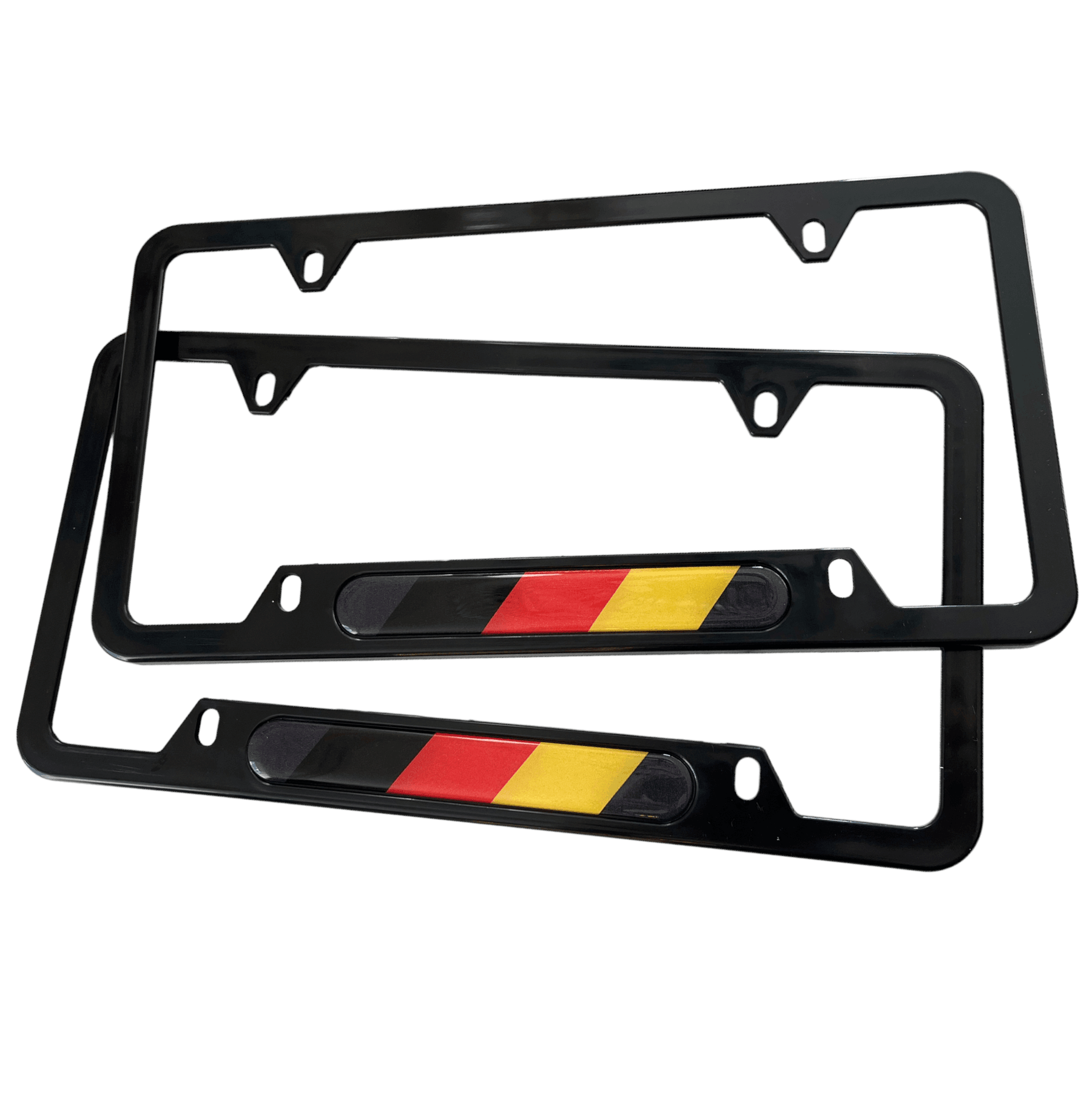 Autowin Number Plate Holder USA Standard Size Germany Flag - AutoWin