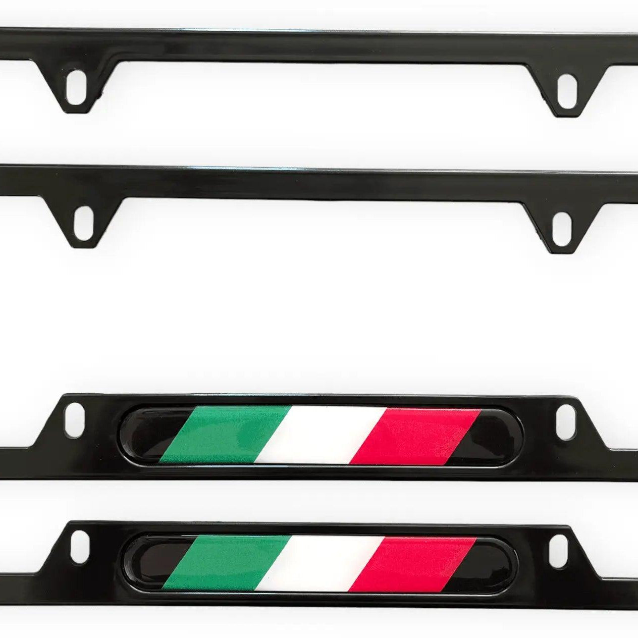 Autowin Number Plate Holder USA Standard Size Italy Flag