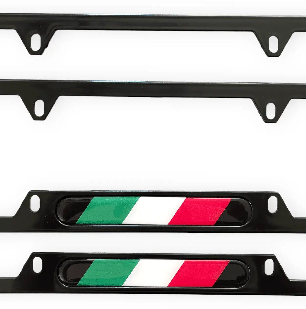Autowin Number Plate Holder USA Standard Size Italy Flag