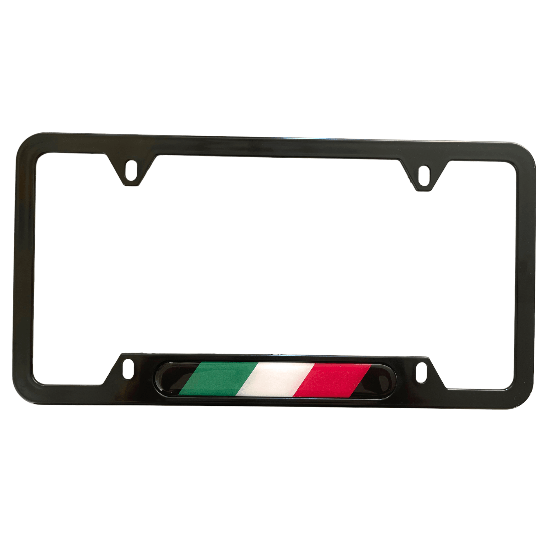 Autowin Number Plate Holder USA Standard Size Italy Flag - AutoWin