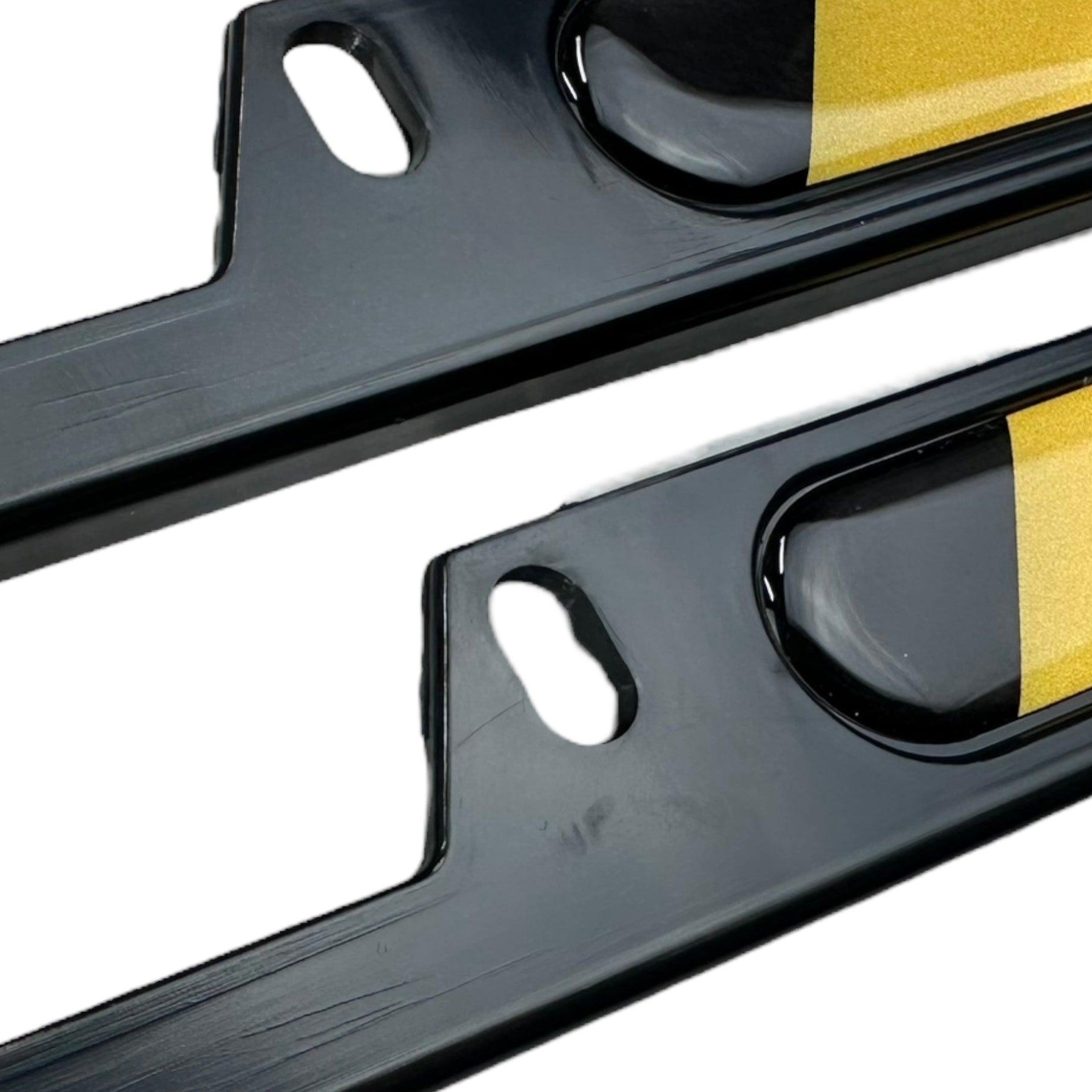 Autowin Number Plate Holder USA Standard Size Retro Yellow