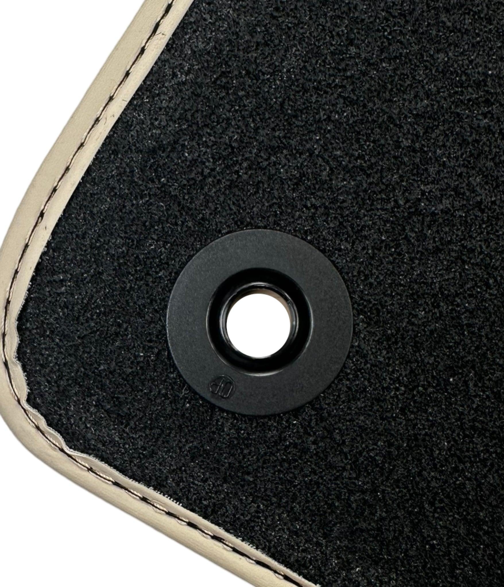 Beige Floor Mats for Bentley Bentayga (2015-2023) with Leather