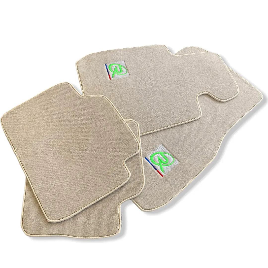 Beige Floor Mats For BMW X4 Series G02 Tailored Set Perfect Fit - AutoWin