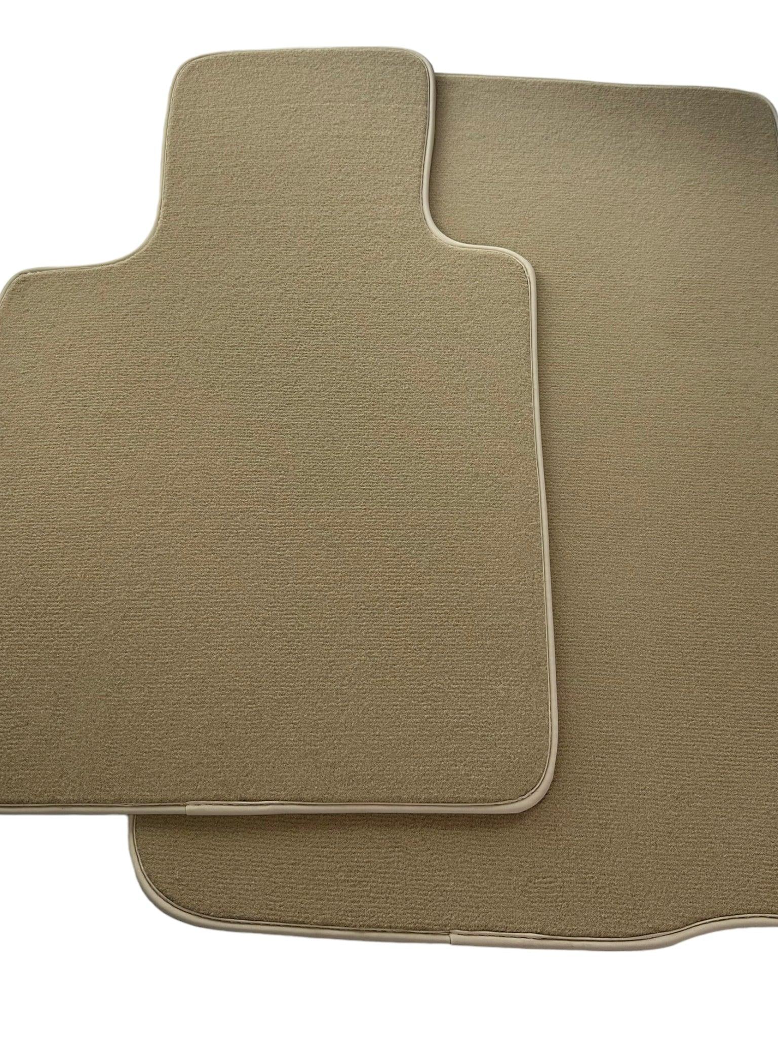 Beige Floor Mats For BMW Z4 Series E86 Coupe (2003-2008) With M Package - AutoWin