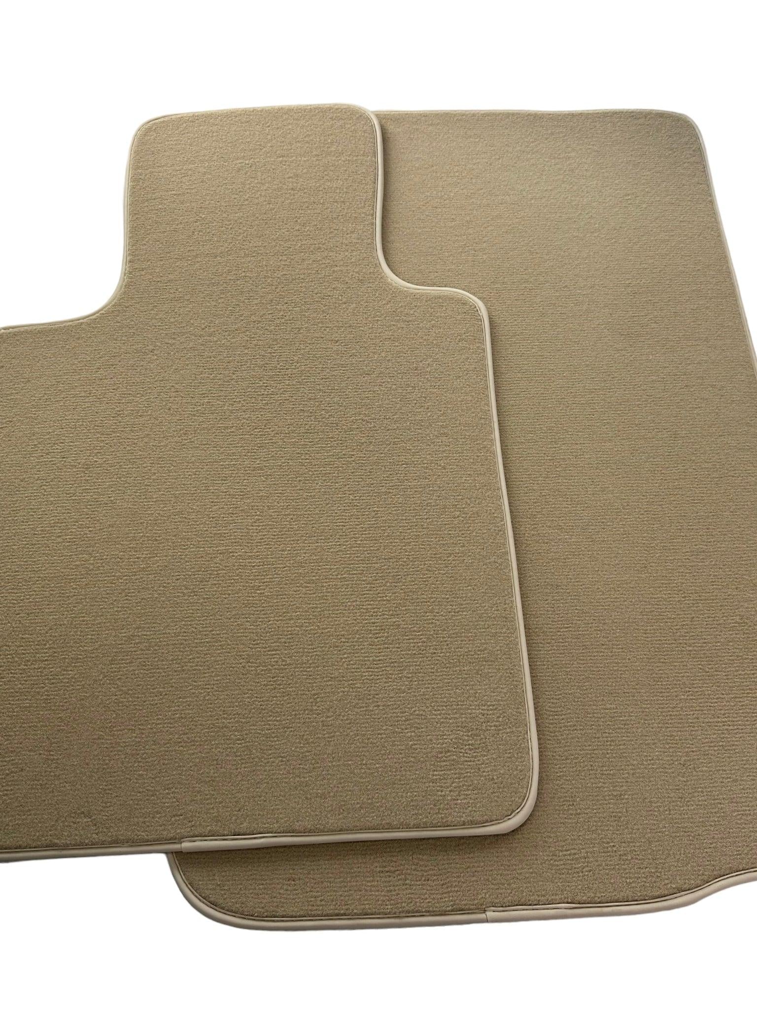 Beige Floor Mats For BMW Z4 Series E86 Coupe (2003-2008) With M Package - AutoWin
