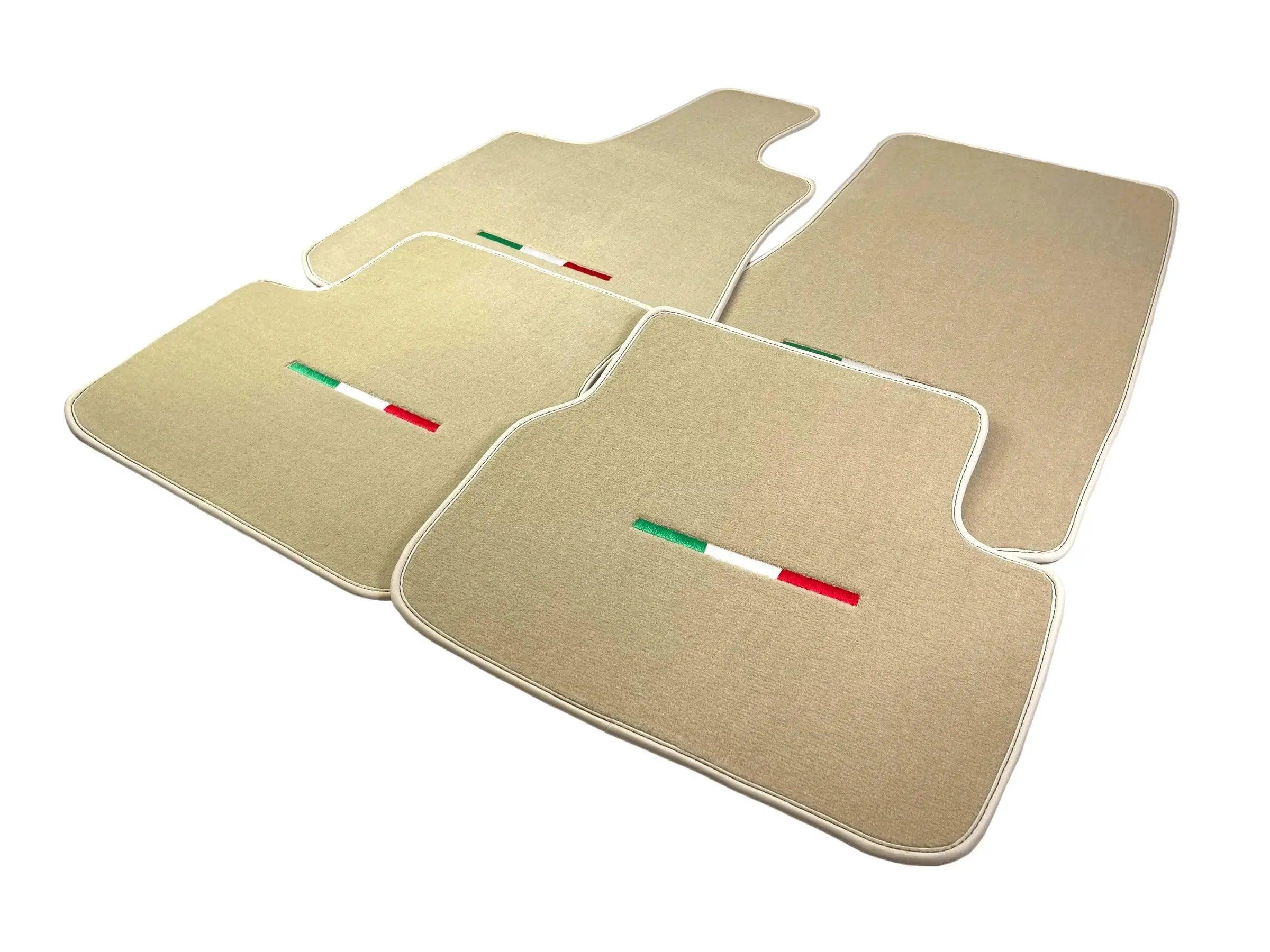 Beige Floor Mats For Maserati Grecale (2023-2024) Italy Edition - AutoWin