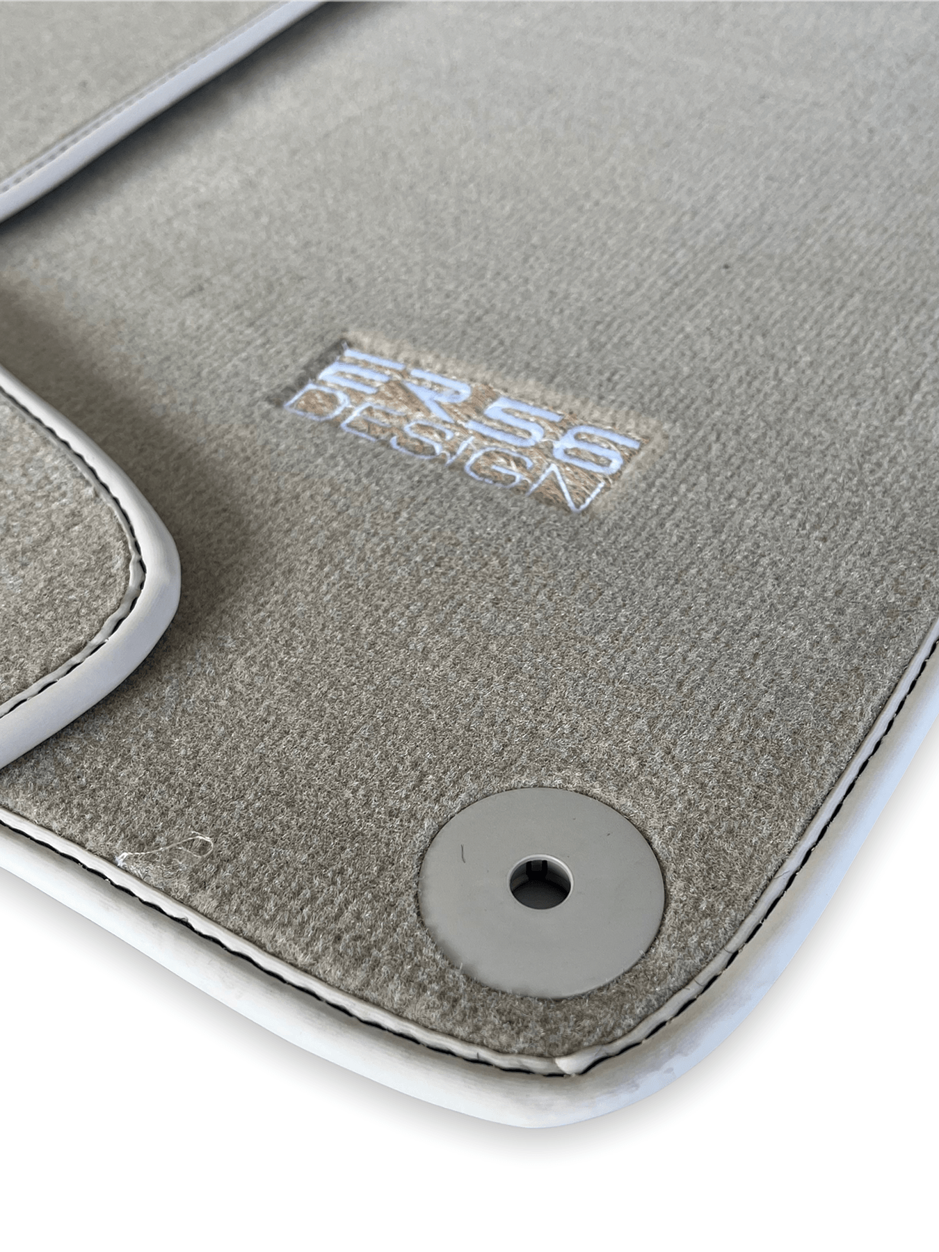 Beige Floor Mats for Porsche Taycan (2019-2023) | ER56 Design - AutoWin