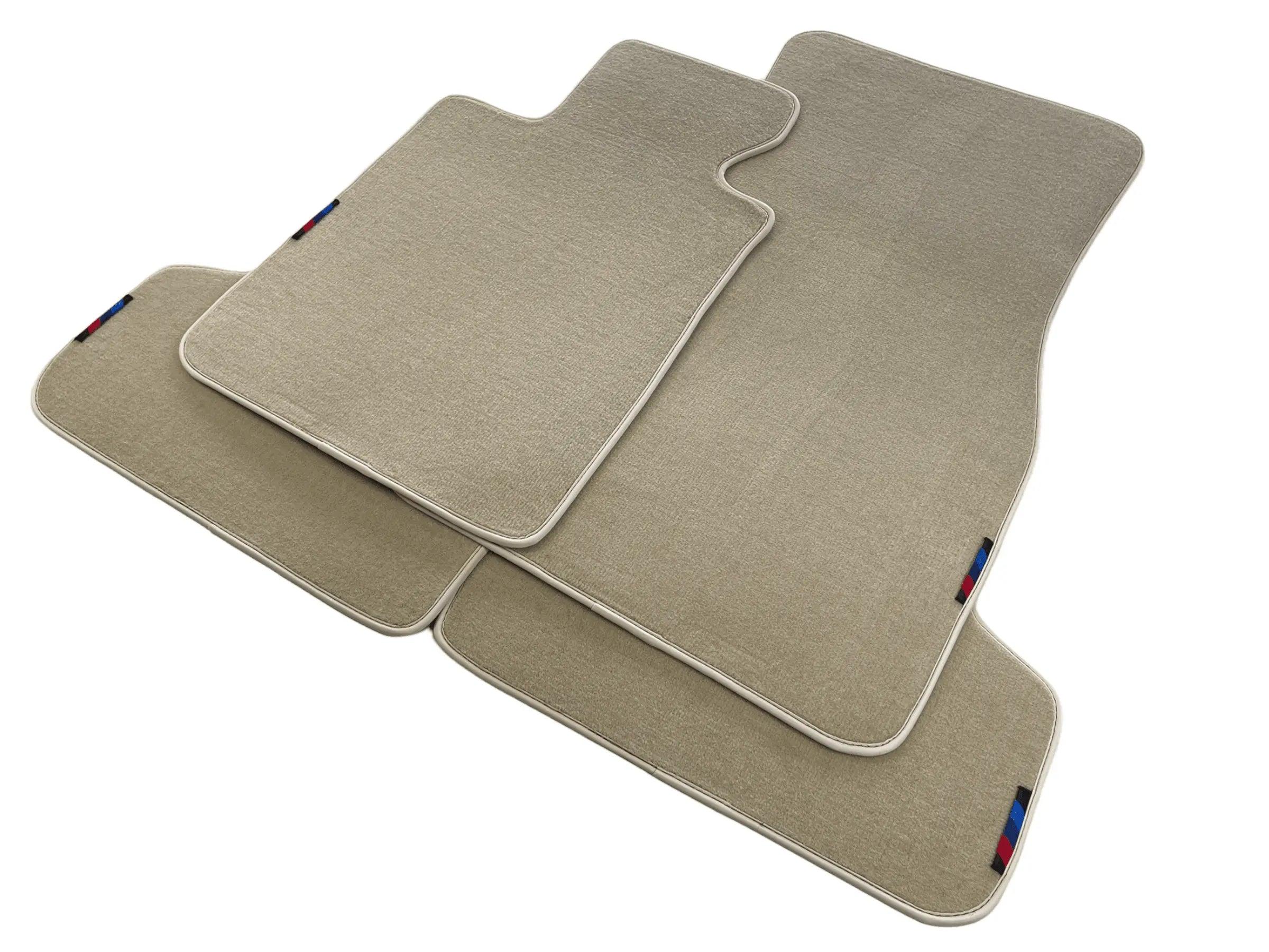 Beige Mats For BMW 4 Series G26 Gran Coupe With M Package - AutoWin