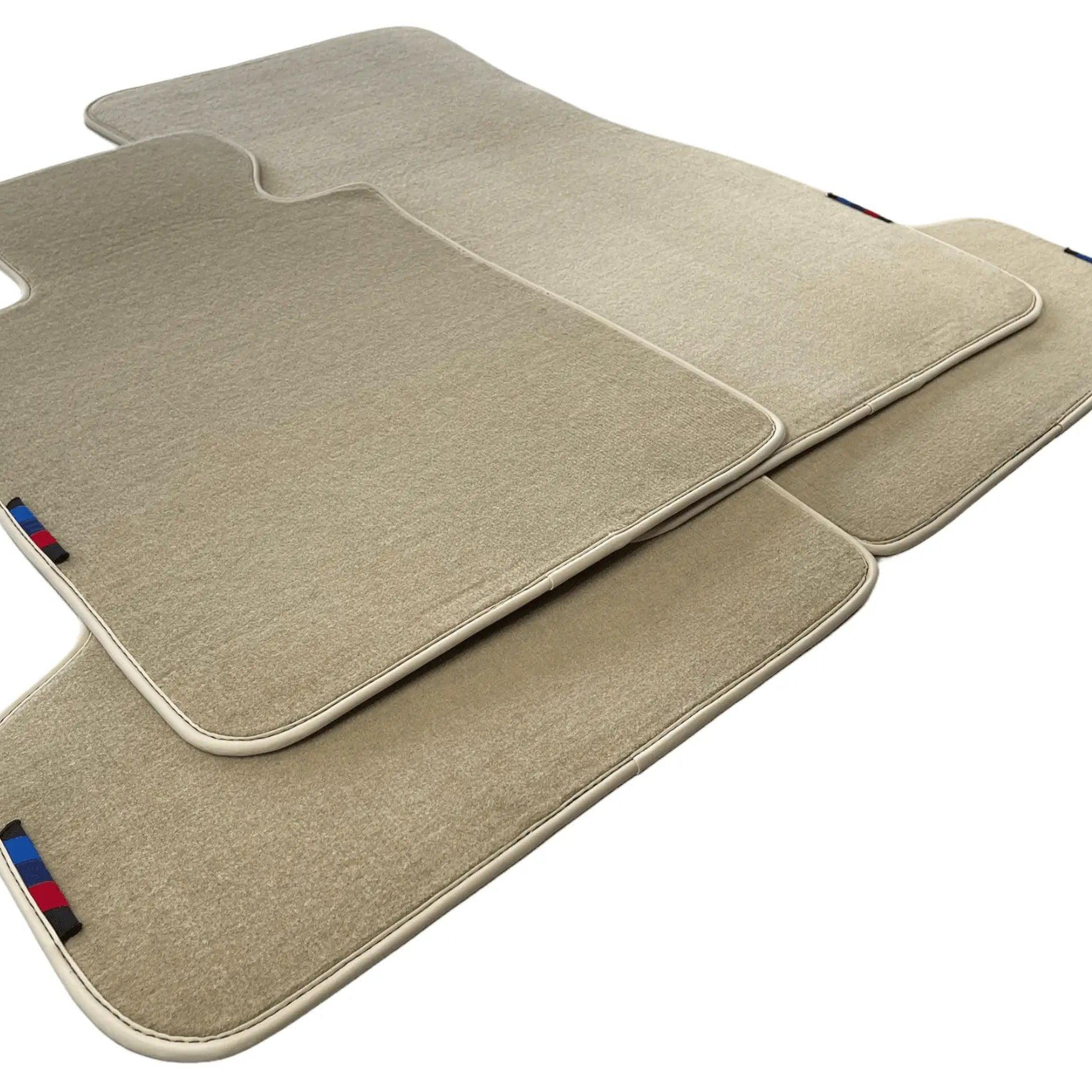 Beige Mats For BMW M4 G82 Coupe With M Package - AutoWin