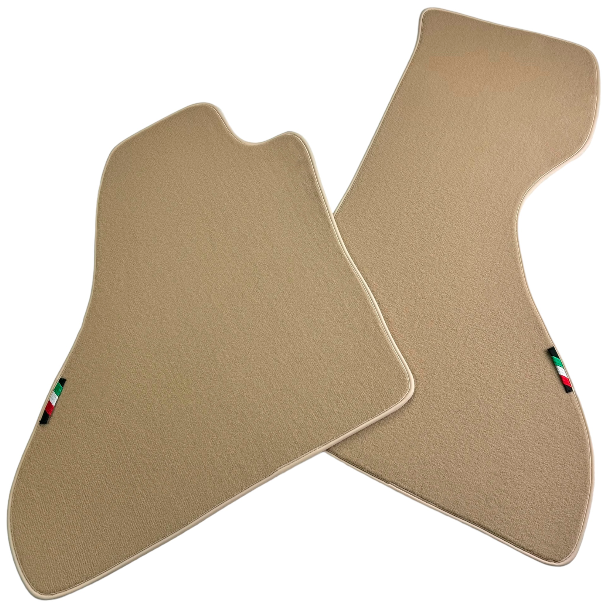 Beige Floor Mats for Ferrari Mondial Convertible (1983-1993) Italian Edition - AutoWin