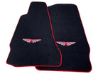Black Floor Mats For Aston Martin DBX (2020– 2023) | Red Trim