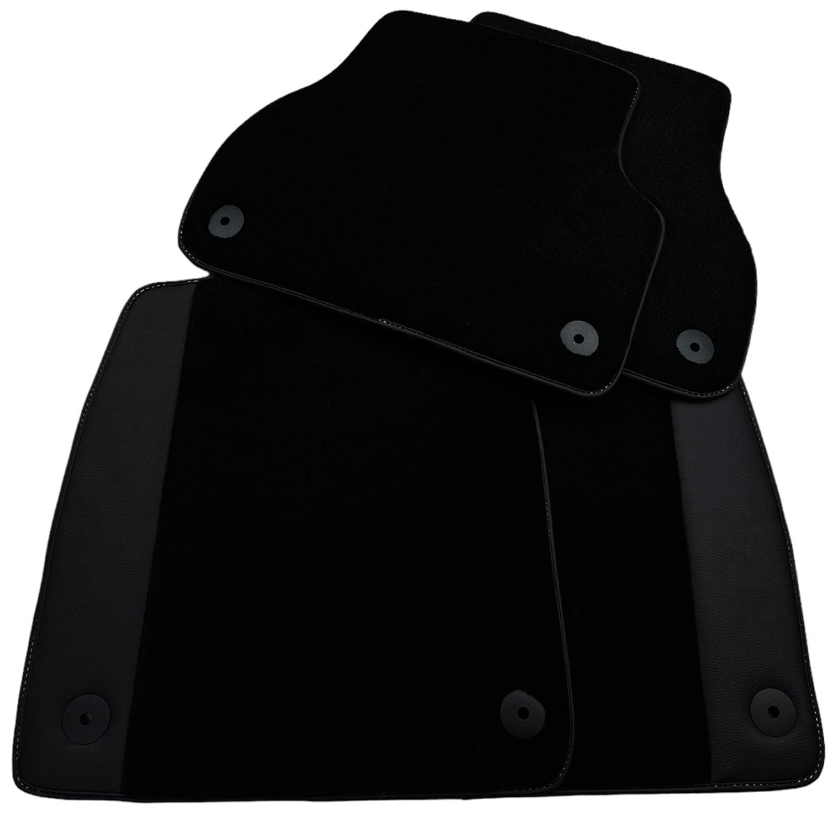 Customizable Black Floor Mats for Audi A6 - C5 Sedan (1997-2002) - AutoWin