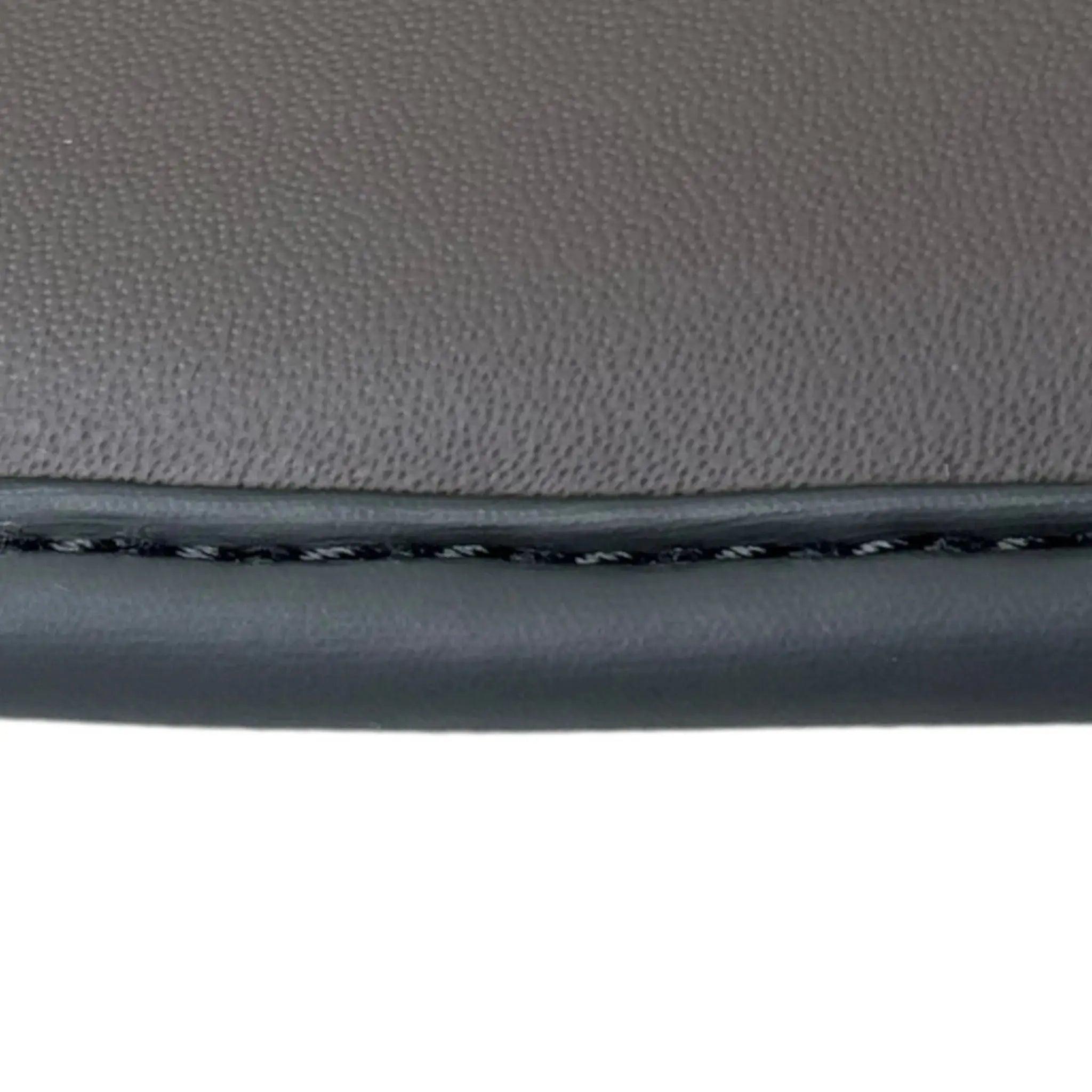 Black Floor Mats for Audi Q8 (2018-2023) with Dark Brown Leather | ER56 Design - AutoWin