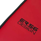 Black Floor Mats for Audi Q8 e-tron Sportback (2023-2025) with Red Leather | ER56 Design - AutoWin