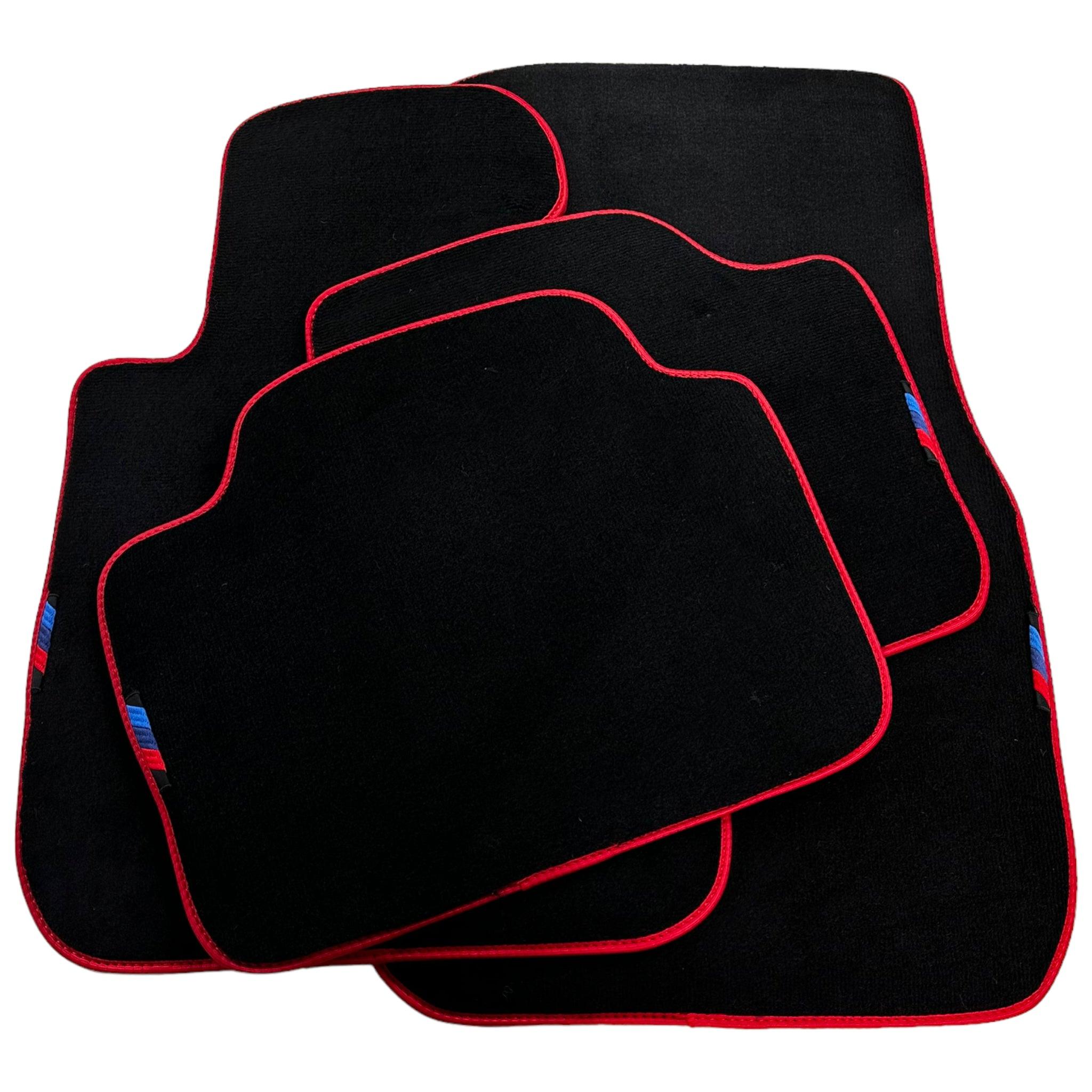 Black Floor Mats For BMW 3 Series F30 M Package - AutoWin