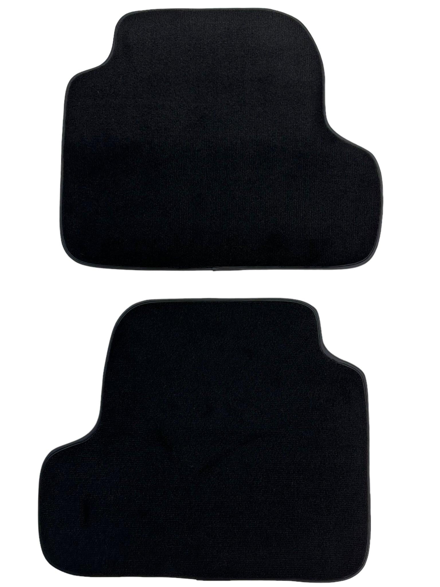 Black Floor Mats For BMW 4 Series F32 With Color Stripes Tailored Set Perfect Fit - AutoWin