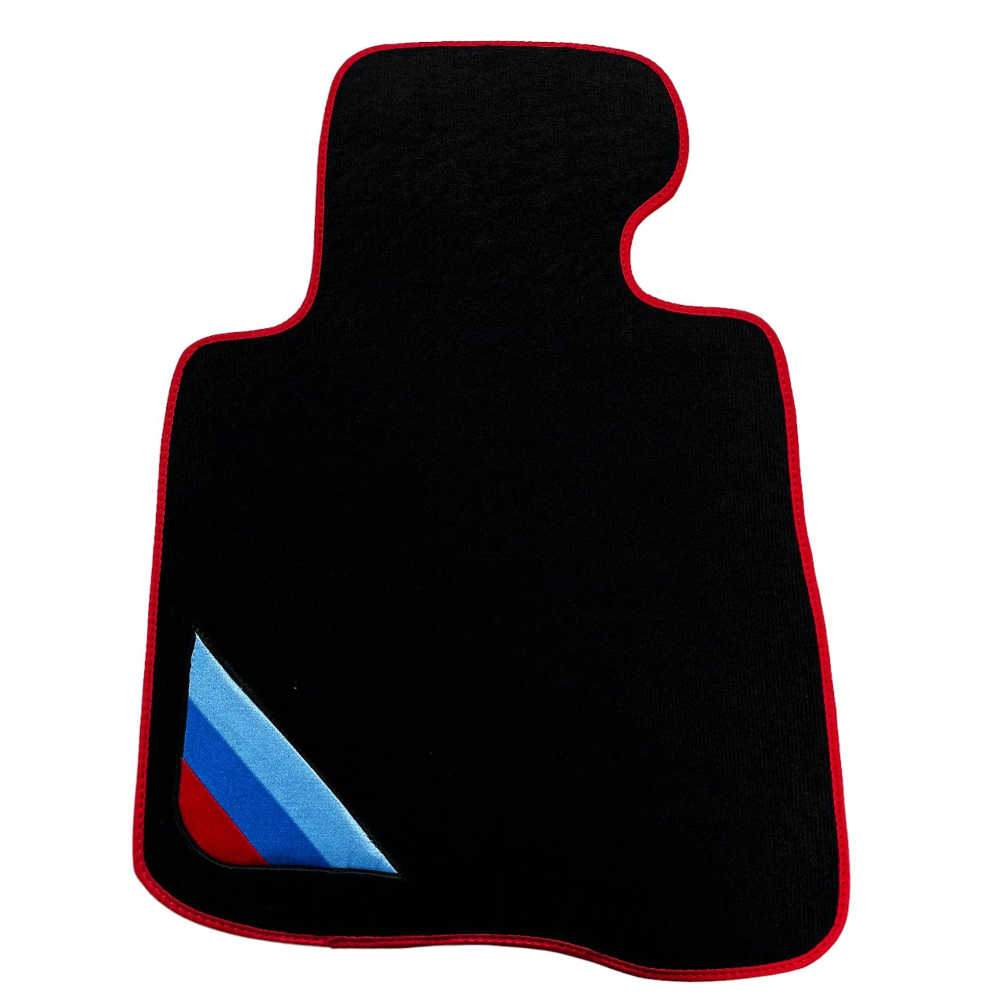 Black Floor Mats For BMW 4 Series F33 With Red Trim