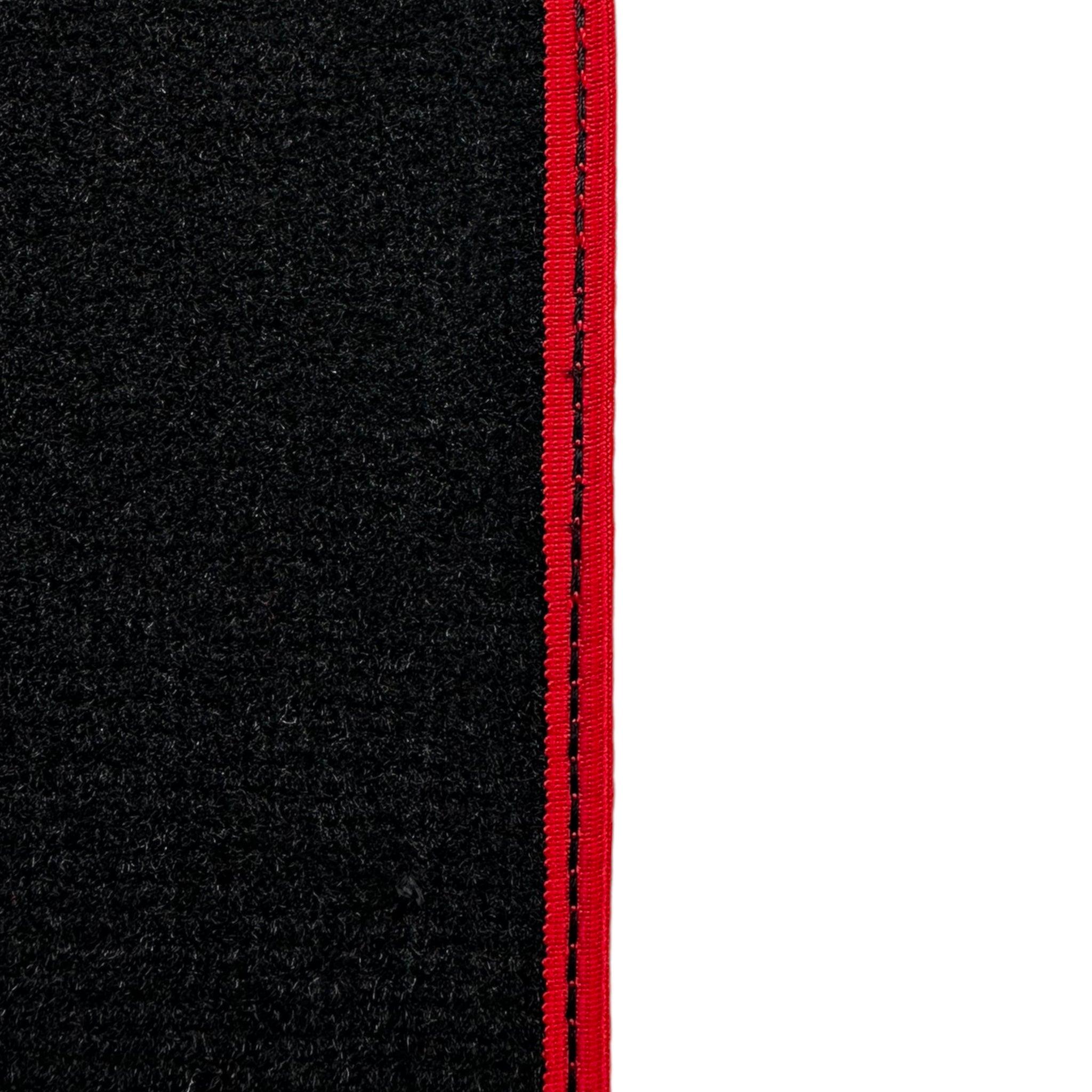 Black Floor Mats For BMW 4 Series F33 With Red Trim
