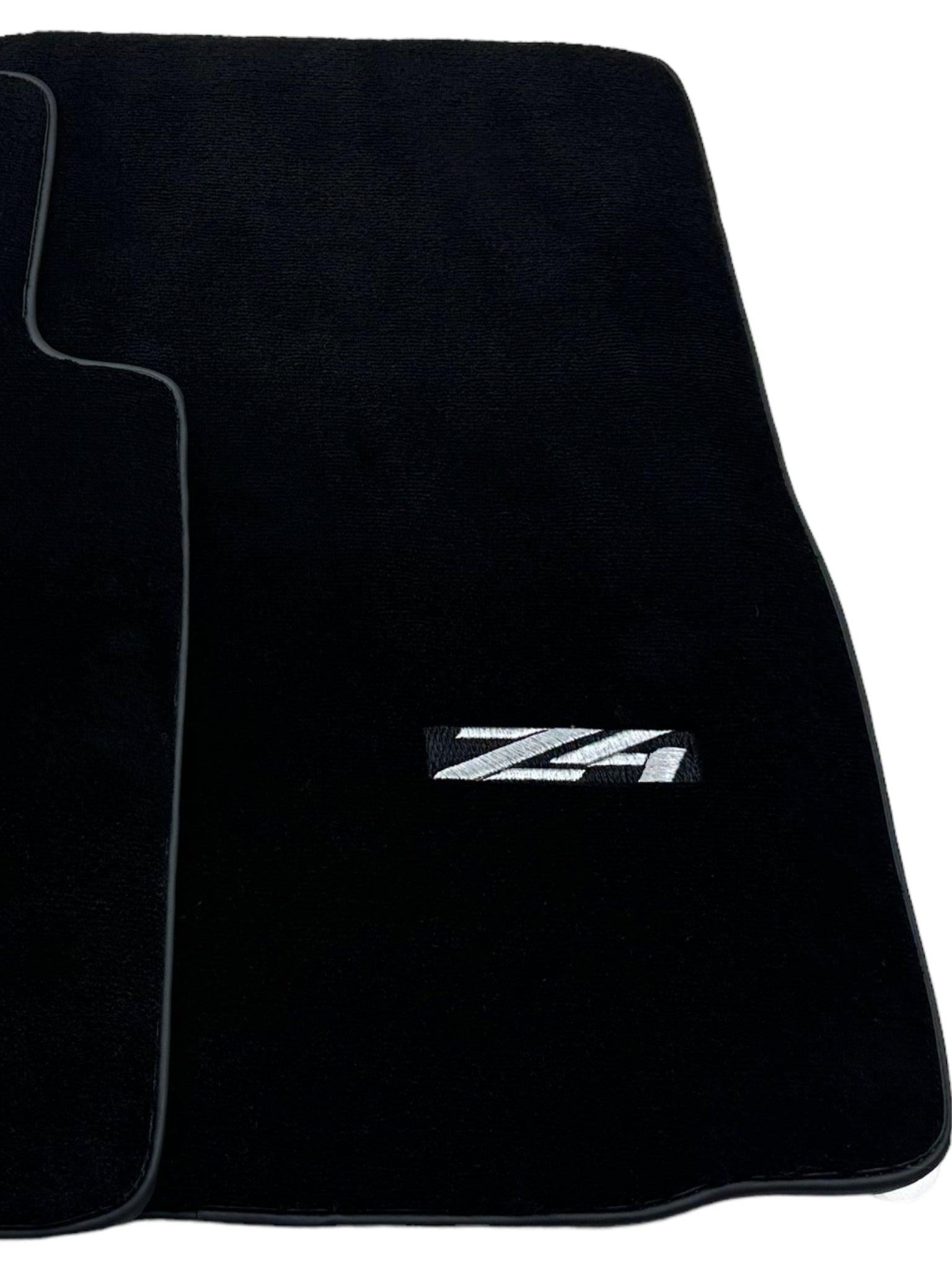 Black Floor Mats For BMW Z4 Series E85 Convertible (2003-2008) - AutoWin