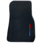 Black Floor Mats For BMW Z4 Series E86 Coupe (2003-2008) With Color Stripes Tailored Set Perfect Fit - AutoWin